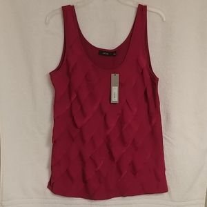 Never Worn. Ruffled Tank top.